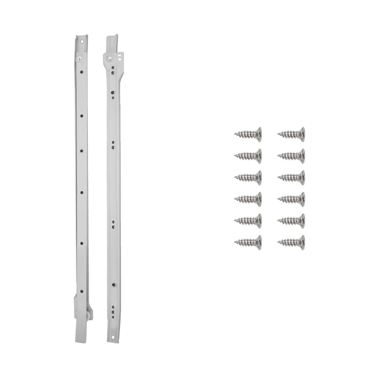 Drawer Slide Side Mount 3/4 Extension 12 Inch - Hickory Hardware