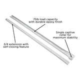 Drawer Slide Side Mount 3/4 Extension 12 Inch - Hickory Hardware