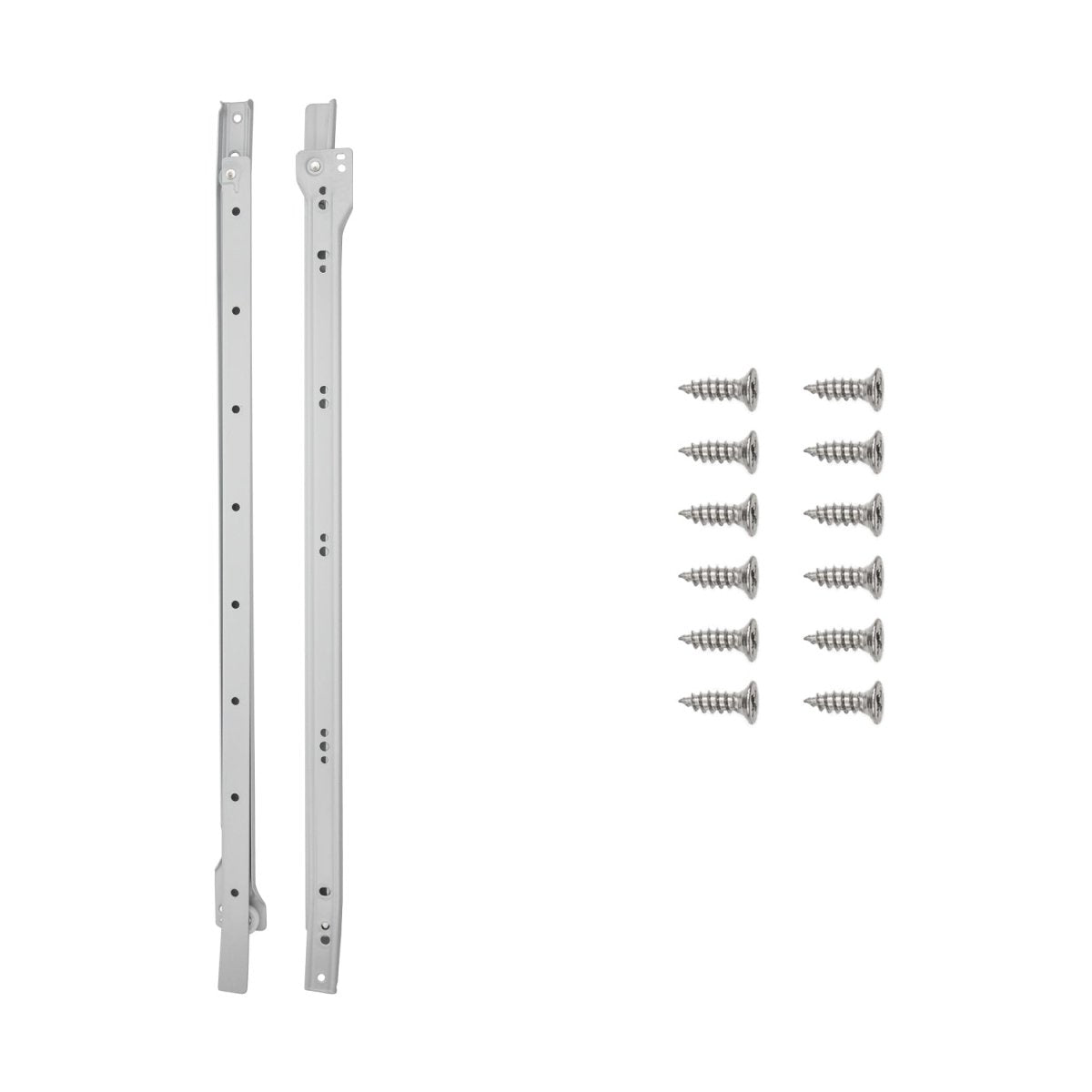 Drawer Slide Side Mount 3/4 Extension 12 Inch - Hickory Hardware