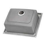 Drop-in Topmount Kitchen Sink 16 Gauge Stainless Steel Single Bowl