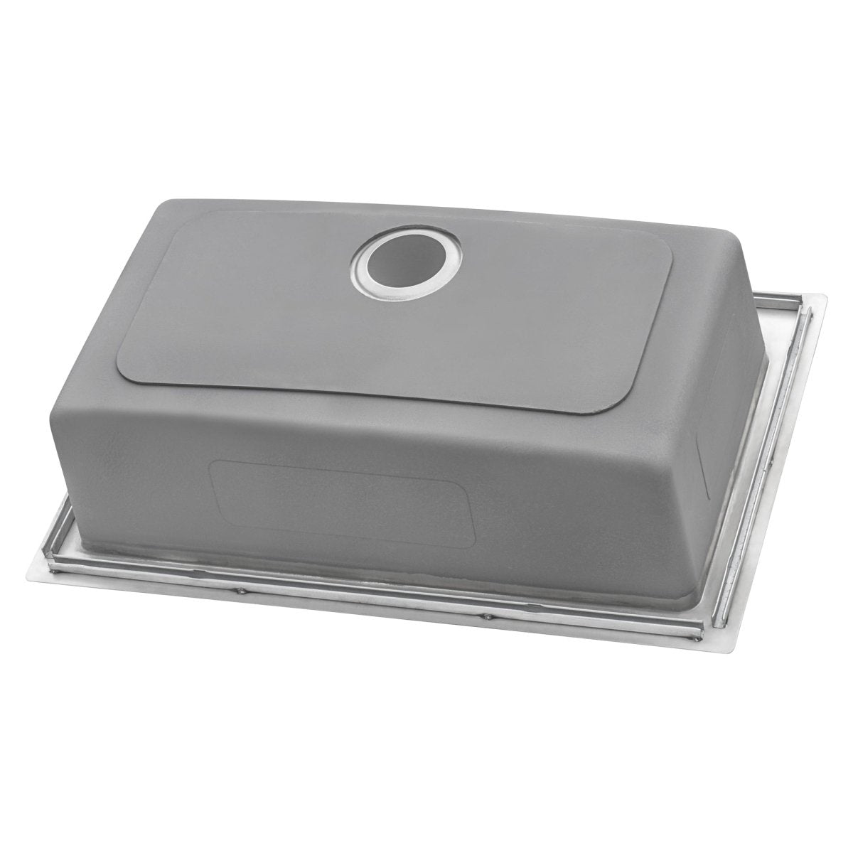 Drop-in Topmount Kitchen Sink 16 Gauge Stainless Steel Single Bowl