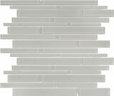 Element Mist Random Strip Glossy Glass Mosaic