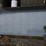 Element Shadow Petal Glossy Glass Mosaic