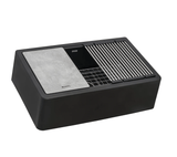 EpiCast - Ruvati 33-inch Matte Black Granite Farmhouse Workstation Apron-front Composite Single Basin Kitchen Sink
