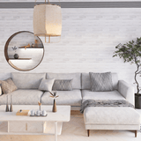Eramosa Ice Random Strip Matte Glazed Porcelain Mosaic