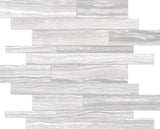 Eramosa Ice Random Strip Matte Glazed Porcelain Mosaic
