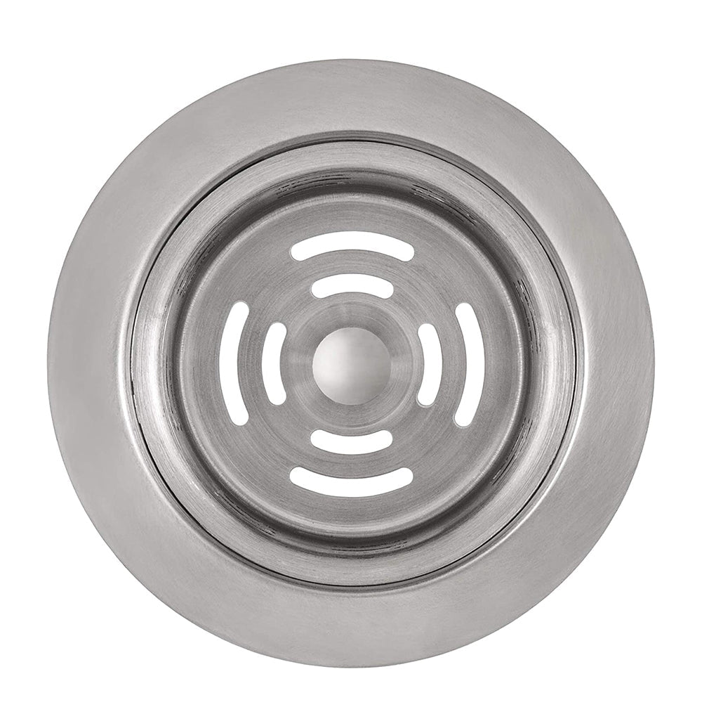 Extended Garbage Disposal Flange with Deep Basket Strainer for Kitchen Sinks - Stainless Steel