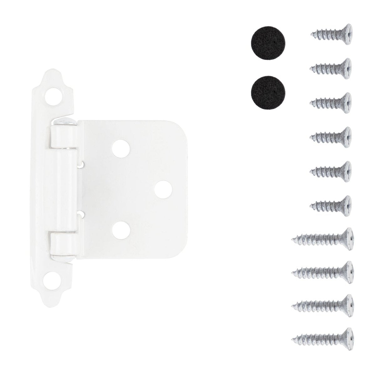 Flush Cabinet Hinges Surface Frame Self-Close (2 Hinges/Per Pack) - Hickory Hardware