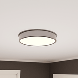 Flush Mount Ceiling Light Fixtures,18W Flat led Light for Ceiling, 3000K 1800LM Ultra Thin Round Twinkle Glossy Lamp for Bedroom Kitchen, Bathroom, Garage, Living Room, Dining Room