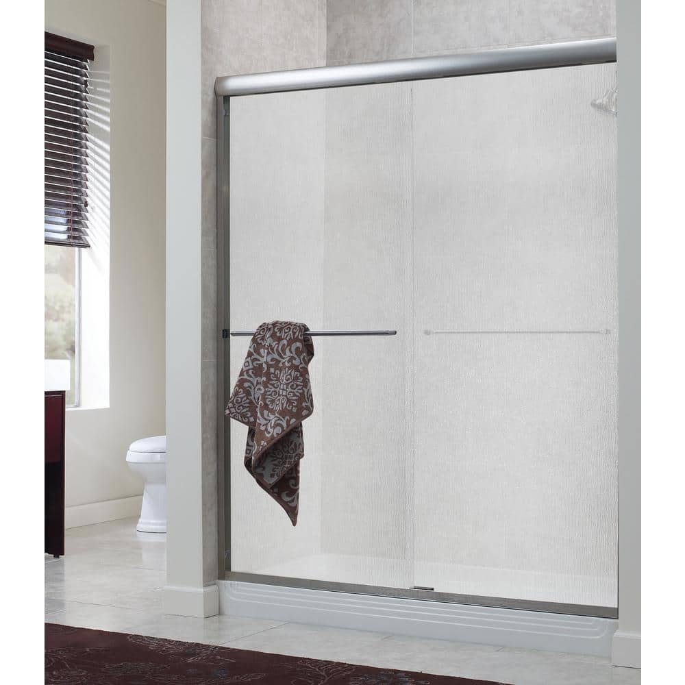 Semi-Framed Sliding Bypass Glass Shower Door - Cove