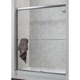 Semi-Framed Sliding Bypass Glass Shower Door - Cove