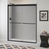 Semi-Framed Sliding Bypass Glass Shower Door - Cove