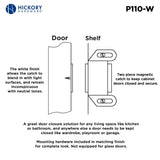 Gate Catch 1-5/8 Inch Center to Center - Hickory Hardware