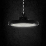 Gen13 100W UFO LED High Bay Light, 4000K, AC120-277V, 90° PC lens, IP65 Factory Warehouse Industrial Lighting, Black