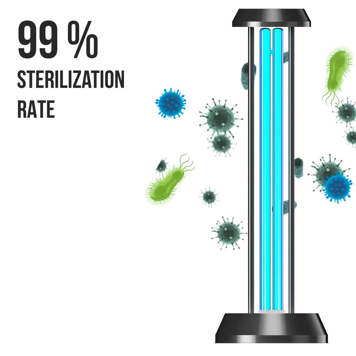 GERMI-O - 38W UV Disinfection Lamp / Sterilization Lamp / Germicidal Lamp