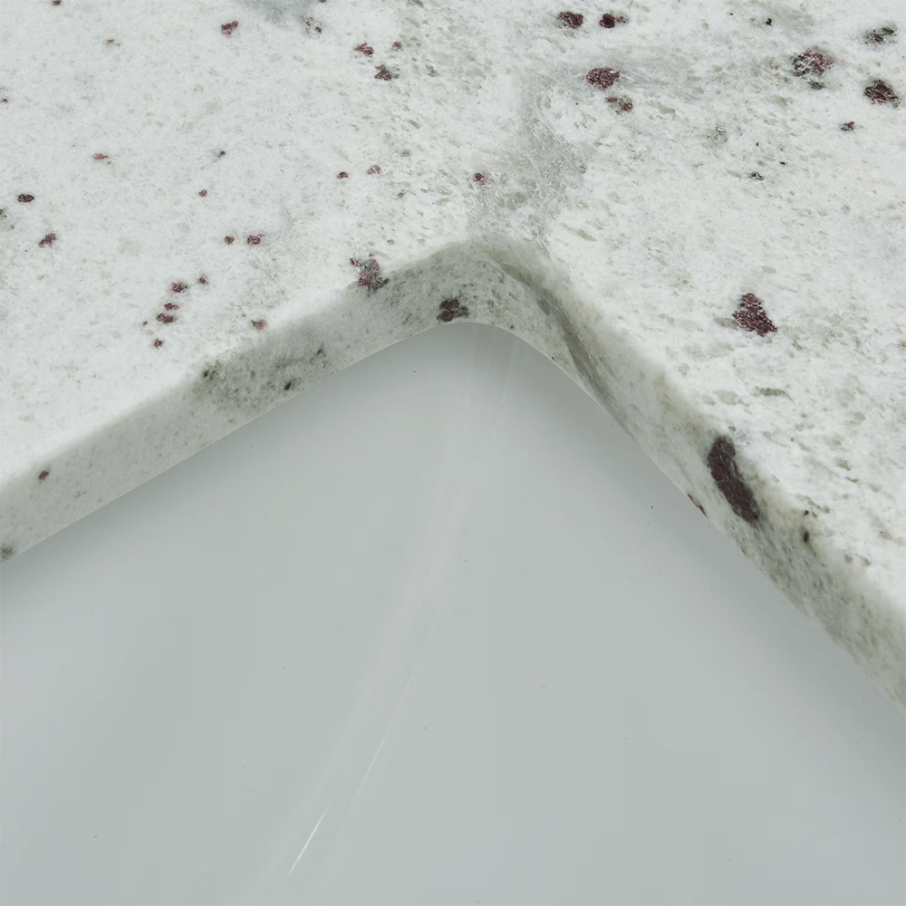 Glacier White Granite Rectangular  Bathroom Vanity Sink Top
