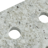 Glacier White Granite Rectangular  Bathroom Vanity Sink Top