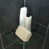 Glass Corner Shower - Oval 10 In. X 10 In.