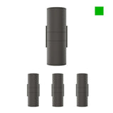 LED Up & Down Lights Outdoor Wall Light, Cylinder Outdoor Sconces, 2x36W, AC100- 277V, Double Side Light (Avail Color - Red, Green, Blue)