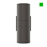 LED Up & Down Lights Outdoor Wall Light, Cylinder Outdoor Sconces, 2x36W, AC100- 277V, Double Side Light (Avail Color - Red, Green, Blue)