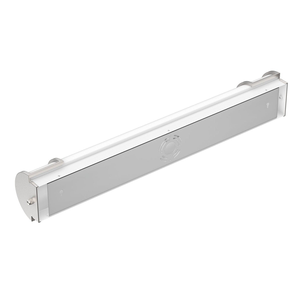Half Cylinder Bathroom Light Fixtures, CCT Changeable, Dimmable , Brushed Nickel Finish, Bathroom Vanity Lighting