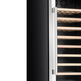 24 in. Dual Zone 108 Wine Bottles and 100 Cans Beverage & Wine Cooler in Stainless Steel