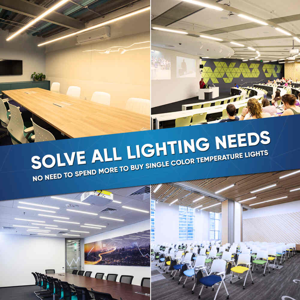 Hybrid T8 4ft LED Tube/Bulb - 22w/20w/18w/15w/ 12w/10w Wattage Adjustable, 130lm/w, 3000k/3500k/4000k/5000k/ 6000k/6500k CCT Changeable, Frosted, Base G13, Single End/Double End Power - Ballast Compatible or Bypass