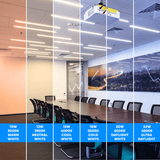 Hybrid T8 4ft LED Tube/Bulb - 22w/20w/18w/15w/ 12w/10w Wattage Adjustable, 130lm/w, 3000k/3500k/4000k/5000k/ 6000k/6500k CCT Changeable, Frosted, Base G13, Single End/Double End Power - Ballast Compatible or Bypass