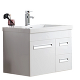 Alpha Floating / Wall Mounted Bathroom Vanity with Acrylic Sink