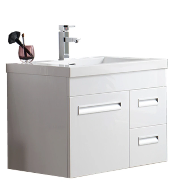 Alpha Floating / Wall Mounted Bathroom Vanity with Acrylic Sink