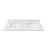 Statuario White Quartz Vanity Top