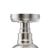 Industrial Style Brushed Nickel Semi Flush Mount Ceiling Fixture, E26 Base, UL Listed, 3 Years Warranty