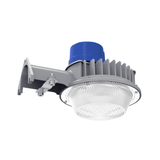 LED Barn Light w/ 3-pin NEMA Photocell, 36/48/60 Wattage Adjustable 3000K/4000K/5000K CCT Changeable, 120-277V, Dusk-To-Dawn, Silver