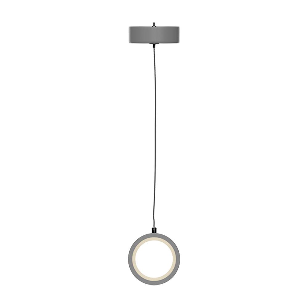 LED Circular Vertical One Ring Pendant Light, 8W, 3000K, 400LM, 120V, Dim: 5.5 x 55 Inch, ETL Listed, Dimmable, Circline Architectural, Hanging Light Fixture