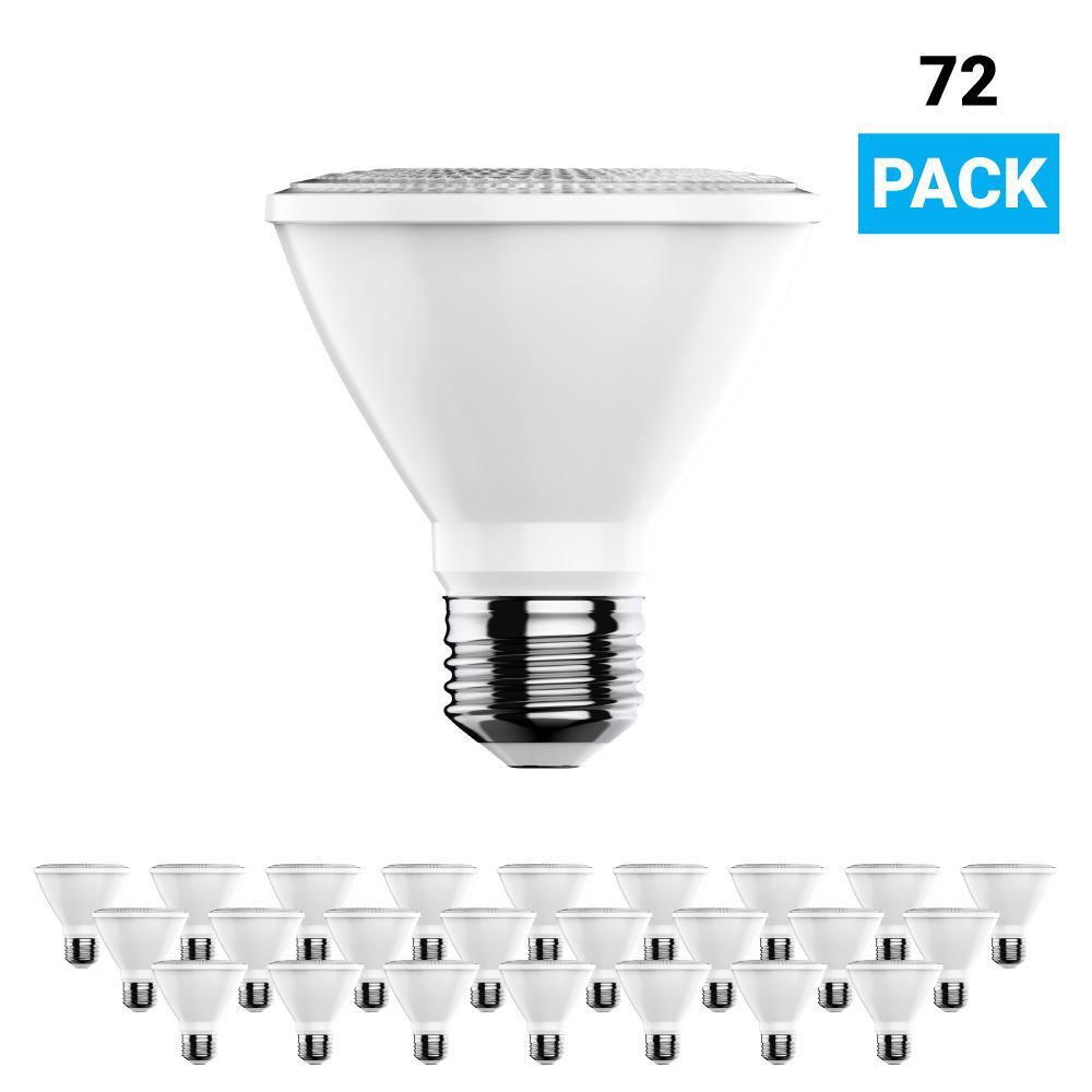 LED Flood Light Bulbs PAR30 Short Neck Dimmable 12 Watt 5000K 800 Lumens 120V E26 Base Damp Location