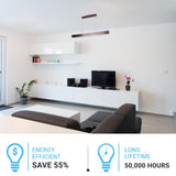 LED Kitchen Island Light Chandelier, 43W, 3000K, 966LM, Dimmable, 5 Years Warranty