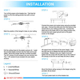 LED Kitchen Island Light Chandelier, 43W, 3000K, 966LM, Dimmable, 5 Years Warranty