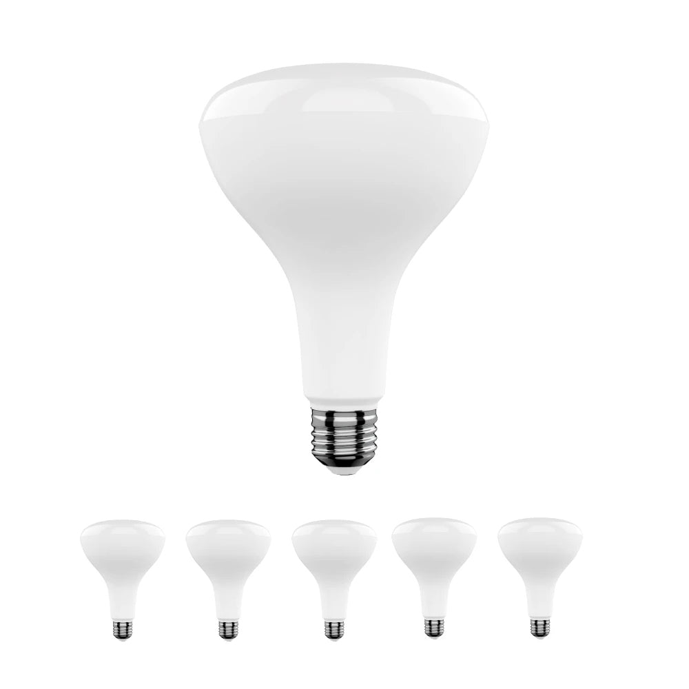 LED Light Bulbs BR40 15.5 Watt 3000K 1100 Lumens 120V Dimmable E26 Base Damp Location LED Indoor Recessed Flood Light