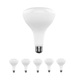 LED Light Bulbs BR40 15.5 Watt 5000K 1100 Lumens 120V Dimmable E26 Base Damp Location LED Indoor Recessed Flood Light