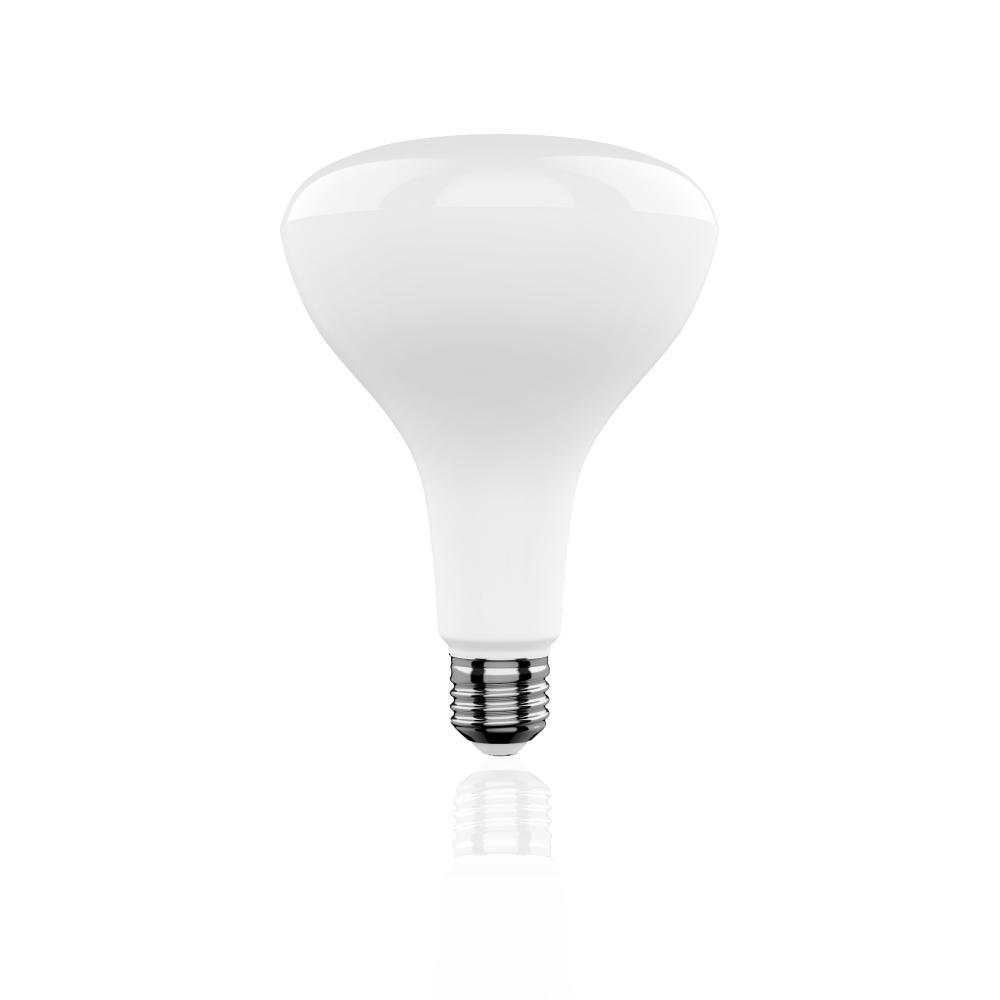 LED Light Bulbs BR40 15.5 Watt 5000K 1100 Lumens 120V Dimmable E26 Base Damp Location LED Indoor Recessed Flood Light