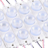 LED Module Lights, Pure White, 3 LEDs/Mod, DC12V, 2.5W, LED Waterproof Decorative Light for Letter Sign Advertising Signs with Tape Adhesive Backside (45-Pack)
