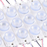 LED Module Lights, Pure White, 3 LEDs/Mod, DC12V, 2.5W, LED Waterproof Decorative Light for Letter Sign Advertising Signs with Tape Adhesive Backside (45-Pack)
