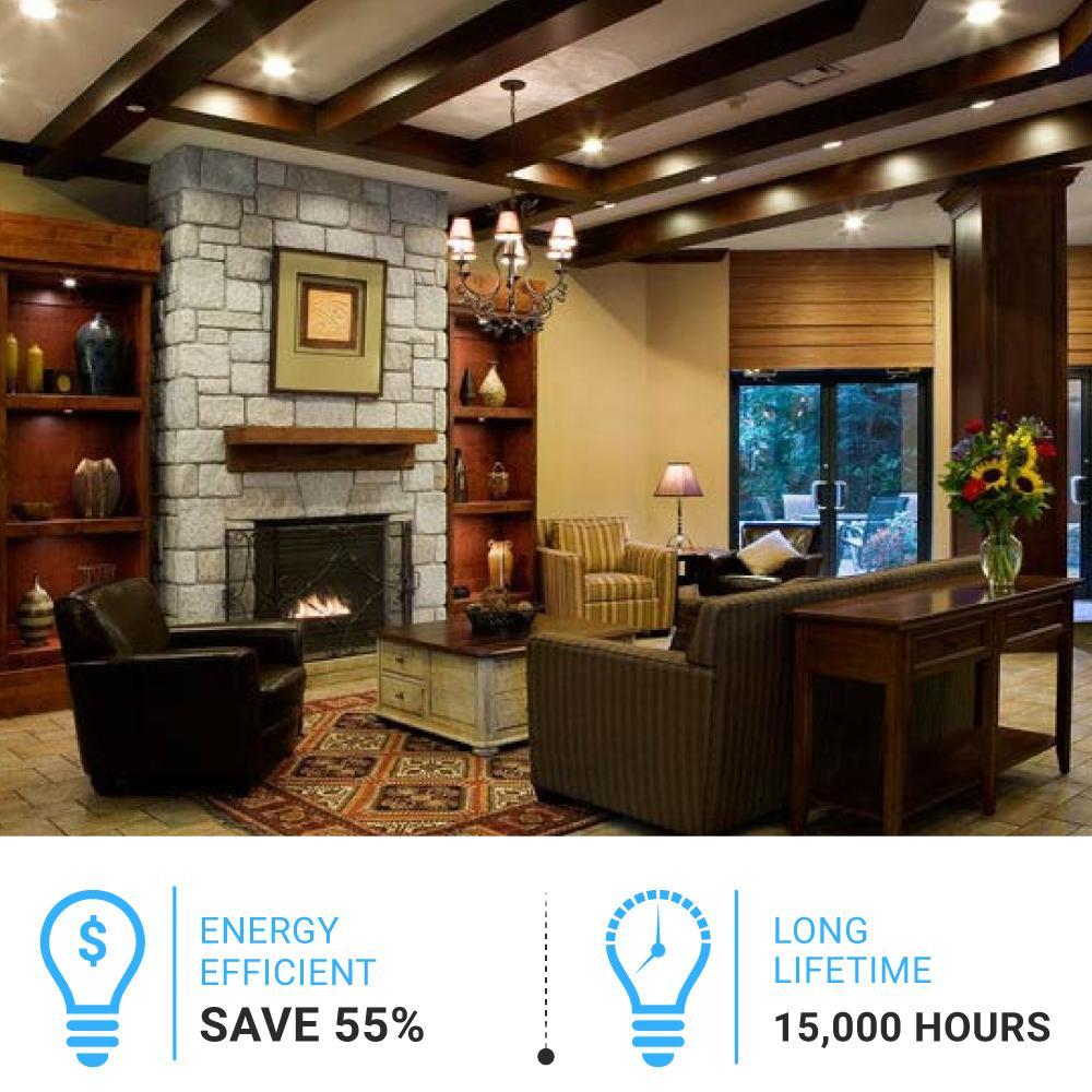 LED PAR20 Light Bulb 8 Watt 525 Lumens - 5000K - High CRI 90+E26 Base