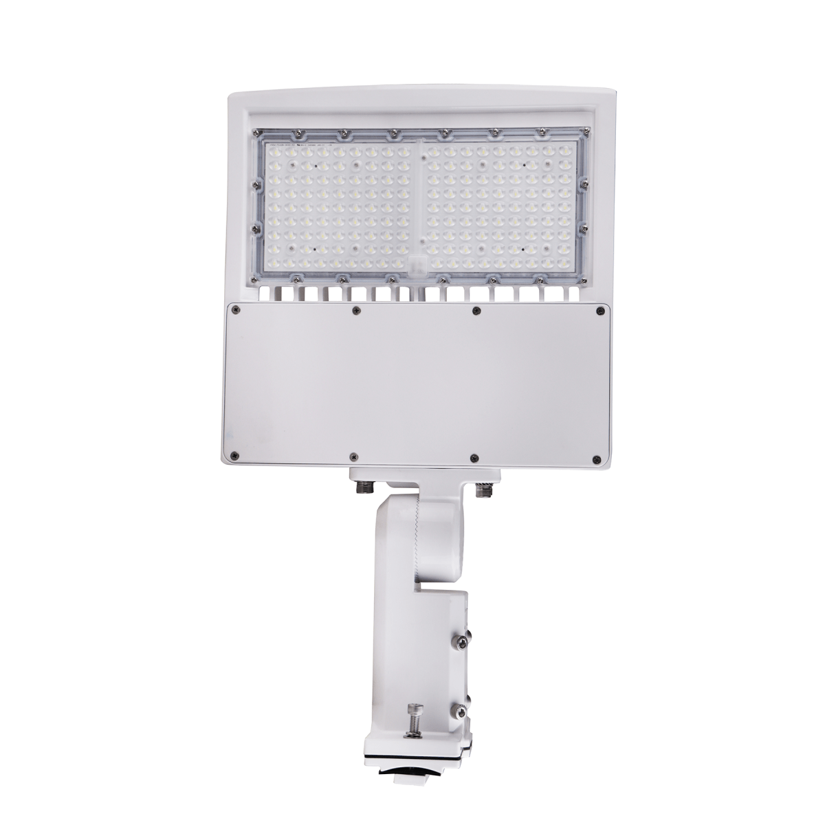 LED Pole Light with Dusk to Dawn Photocell, 150W/120W/100W Wattage Adjustable, 5700K, Universal Mount (Adjustable Slip Fitter + Wall Mount), White, IP65 Waterproof, AC120-277V, Gen14B, LED Parking Lot Lights - Outdoor Commercial Area Street Lighting