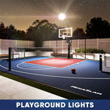 LED Pole Light with Dusk to Dawn Photocell 300W/240W/200W Wattage Adjustable, 5700K, 133 LM/W, AC120-277V, Universal Mount (Adjustable Slip Fitter + Wall Mount), Bronze Waterproof IP65, Parking Lot Lights - Outdoor Commercial Area Street Lighting