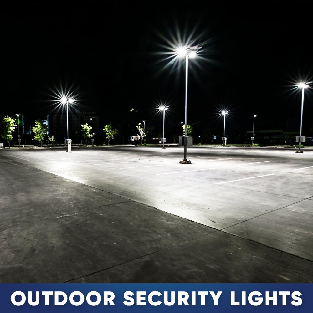 LED Pole Light with Dusk to Dawn Photocell 300W/240W/200W Wattage Adjustable, 5700K, 133 LM/W, AC120-277V, Universal Mount (Adjustable Slip Fitter + Wall Mount), Bronze Waterproof IP65, Parking Lot Lights - Outdoor Commercial Area Street Lighting