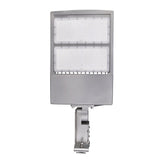 LED Pole Light with Dusk to Dawn Photocell, 300W/240W/200W Wattage Adjustable, 5700K, 133 LM/W, Universal Mount (Adjustable Slip Fitter + Wall Mount), Silver, IP65 Waterproof, AC100-277V, LED Parking Lot Lights - Outdoor Commercial Area Street Lighting,