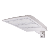 LED Pole Light with Dusk to Dawn Photocell, 300W/240W/200W Wattage Adjustable, 5700K, 133 LM/W, Universal Mount (Adjustable Slip Fitter + Wall Mount), White, IP65 Waterproof, AC120-277V, LED Parking Lot Lights - Outdoor Commercial Area Street Lighting