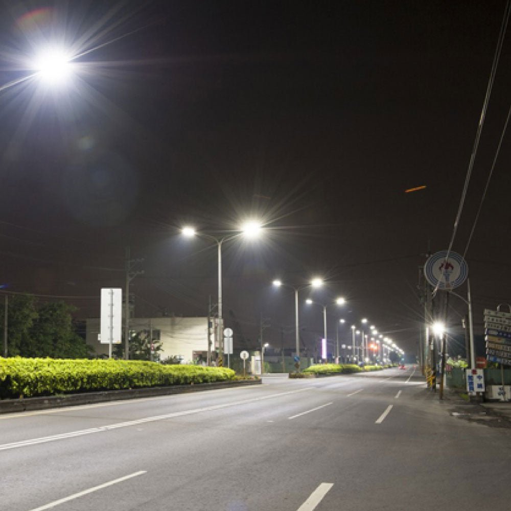 LED Pole Light with Photocell & Motion Sensor, 150W/120W/100W Wattage Adjustable, 5700K,133 LM/W, IP65, AC120-277V, Bronze, Universal Mount, Parking Lot Lights Outdoor Commercial Area Street Lighting, Gen14B