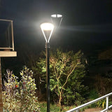 LED Post Top Light With Photocell 75W, 5700K, AC120-277V, UL, DLC Listed, IP65 Waterproof, Dimmable, Bronze, For Street Yard Garden Lighting